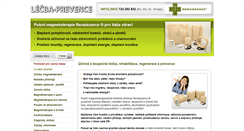 Desktop Screenshot of lecba-prevence.cz