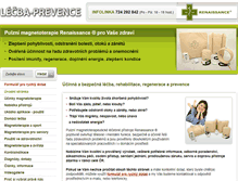 Tablet Screenshot of lecba-prevence.cz
